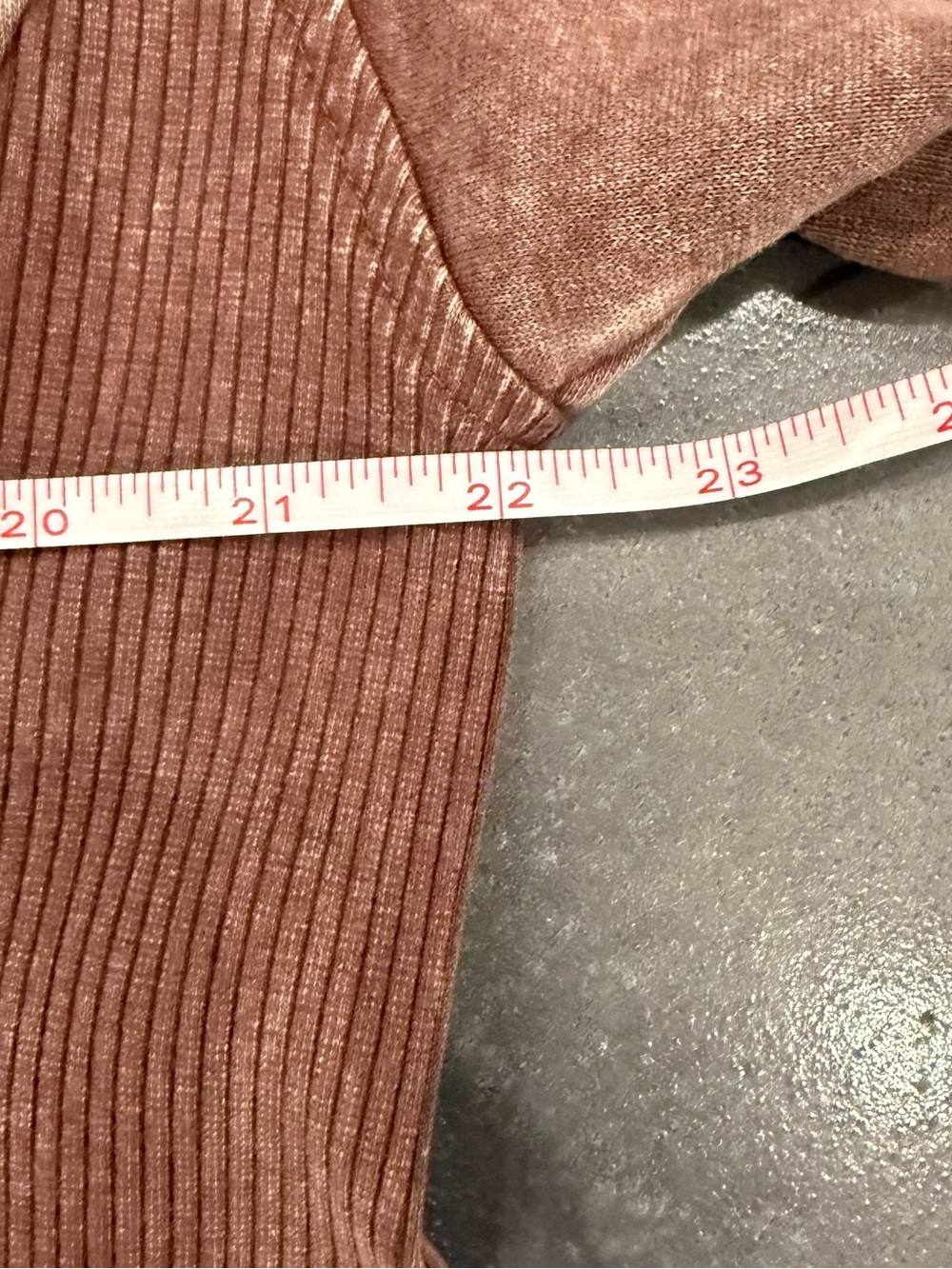Zenana Outfitters Washed Brown Crewneck Sweatshirt - Picture 3 of 7